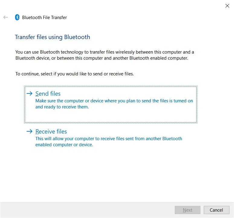 How to connect two computers via Bluetooth